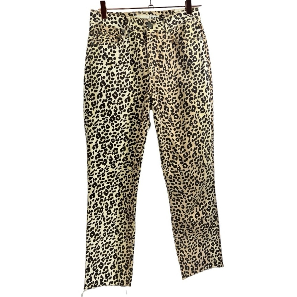 Lovers + Friends Logan Hi-Rise Tapered La Lita‎ Leopard Print Jeans 26